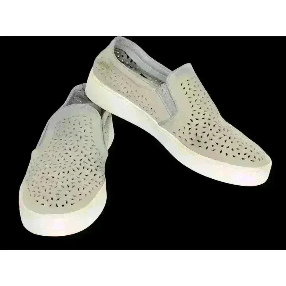 Vionic Splendid Midi Perfs sz 7 US Slip On Sneakers concealed arch support gray